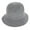 Grey, variant on Top Headwear Fashion Wide Brim Corduroy Bucket Hat - Black
