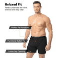 thumbnail image 3 of MAYFISH Mens Boxer Shorts Underwear Made from Bamboo Rayon Loose Breathable Boxers for Men with Button Fly(3B,XL), 3 of 6