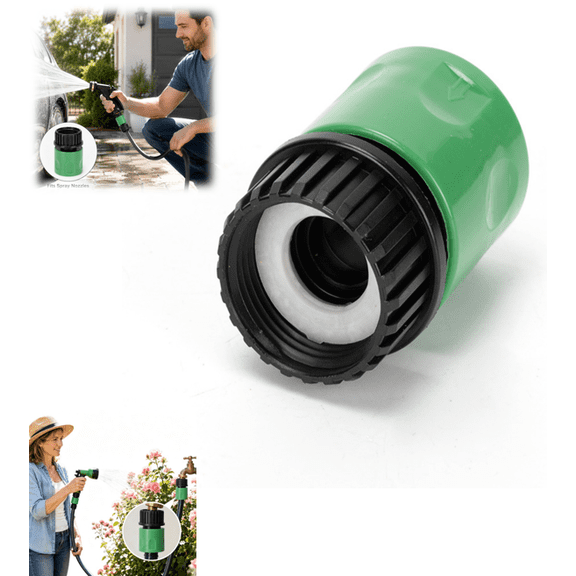 Brass Quick Disconnect Hose Fittings, Female Thread Hose Connectors, Leakproof Weather Resistant Adapter for Garden Water Hose Extension & Household Water Connection Projects