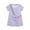 Purple, variant on Emy Dola Little Girl's Summer Dresses Cotton Short Sleeve A-Line Striped Jersey Dress With Cute 3D Cat Pocket Toddler Midi Casual Sundress