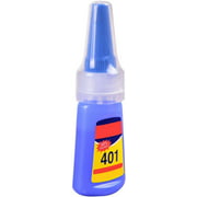 401 Rapid Fix InstantFast Adhesive 20g Bottle Stronger Super Glue Multi-Purpose Super Glue for bonding PoroMaterials,Woods, Paper(Blue)
