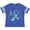 Football Blue and White, variant on ALS Awareness ribbon Boys or Girls Toddler T-Shirt