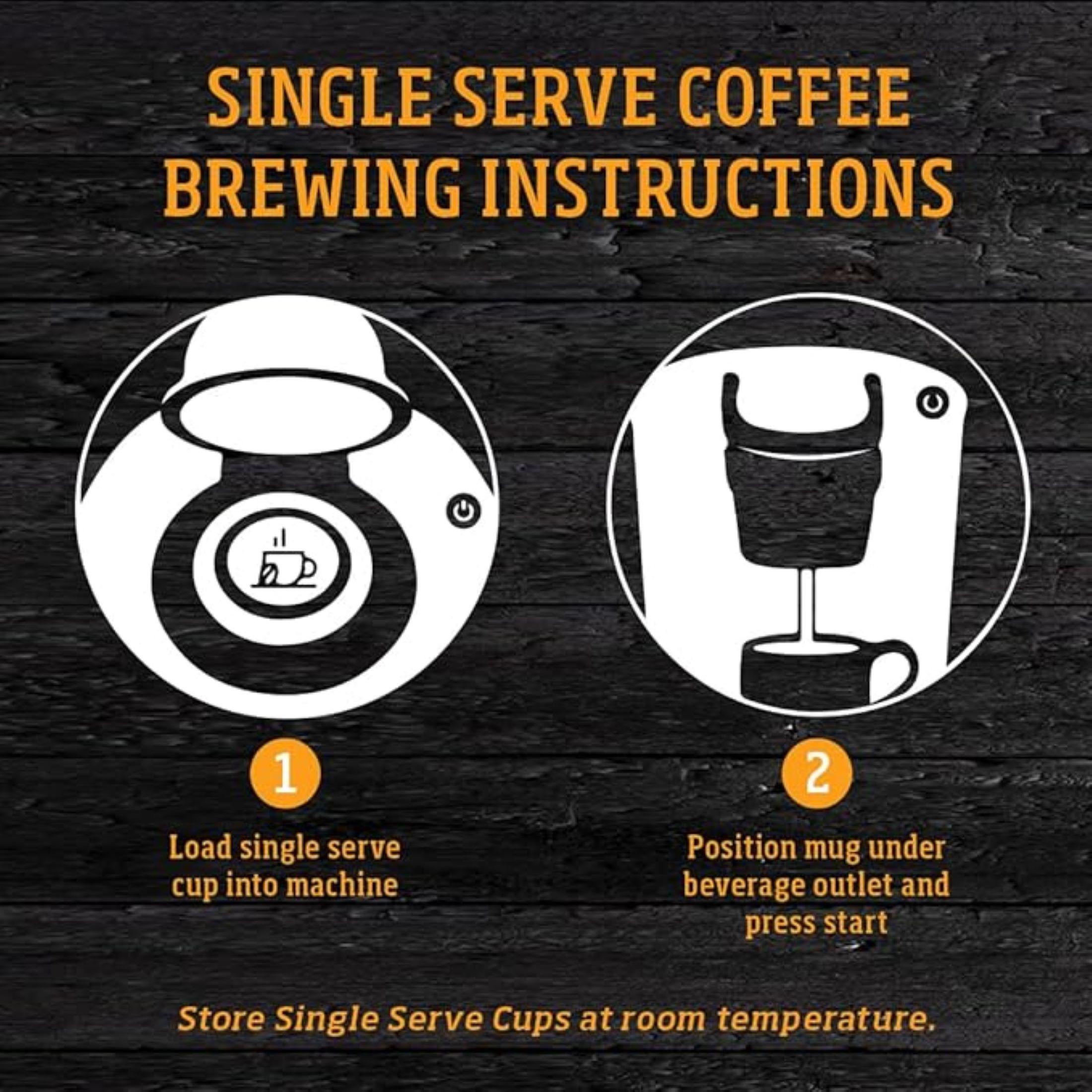 Yellowstone Ranch House Dark Roast Coffee Single Serve Pods 12 ct, 6 pack