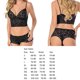thumbnail image 4 of Encantador conjunto de ropa interior Ropa femenina Tentación transparente Ropa erótica Ropa interior de encaje Conjunto de pijamas Methold QQ1672-01, 4 of 6