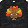 thumbnail image 4 of Inktastic Thanksgiving Day Turkey Football Fan Boys or Girls Toddler T-Shirt, 4 of 5