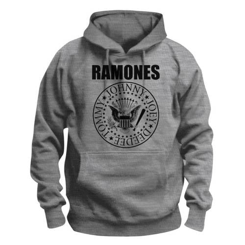 Ramones Unisex Pullover Hoodie Sweatshirt Presidential Seal (X-Large)