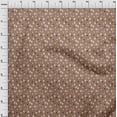 thumbnail image 4 of oneOone Tissu en Coton Flex Brun Clair Abstrait pour Robe Tissu Imprimé au Mètre 40 Pouces de Large, 4 of 5