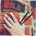 thumbnail image 3 of 5pcs Leather Bag Strap Ring Size Ruler Snail Stencil Rings Ring Size Gauge Jewelry Measurement Sizer Measurer for Ring Mens Ring Sizes Ring Adjuster for Measuring Instrument Miss, 3 of 5