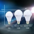 thumbnail image 6 of Emergency LED Light Bulbs, Epicgadget 4 Pack 5W White Magical Emergency LED Rechargable Light Bulb E27 6500K, 6 of 7