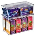 thumbnail image 5 of Sorbus Organizer Bins with Attached lids | Kitchen Pantry Organization Storage Bins, Small Clear Storage Box for Fridge | Food Storage Containers for Organizing, Cabinet Organizers (2-Pack), 5 of 10