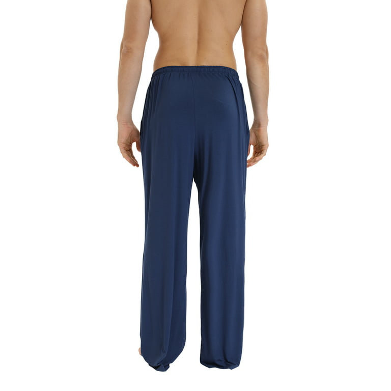 Men's Modal Pajama Pants, Mens Soft Sleep Bottoms Lounge Pants
