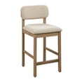thumbnail image 4 of Better Homes & Gardens Juliet Counter Stools, Light Honey & Cream, Set of 2, 4 of 8