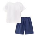 thumbnail image 5 of Toddler Boys Summer Clothes Sets Short Sleeve Tee Shirt and Short Set Kids Dinosaur Printing Clothing Sets, 5 of 7