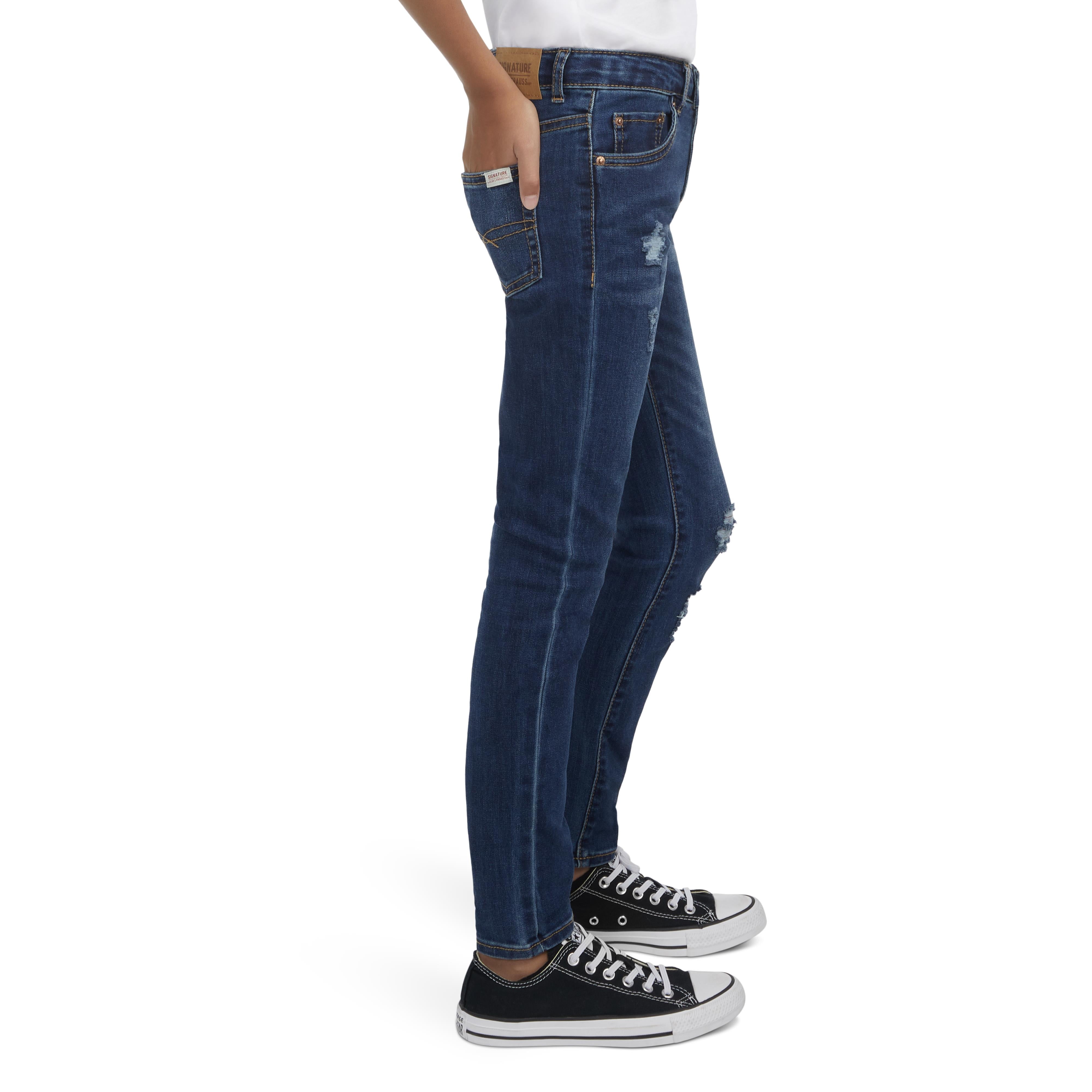 Levi Strauss Signature Girls High Rise Super Skinny Jeans, Sizes 5-18