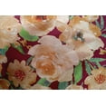 thumbnail image 4 of oneOone Cotton Silk Fabric Watercolor Leaves & Peony Floral Print Sewing Fabric BTY 42 Inch Wide, 4 of 4
