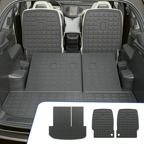 Cargo Mat for 2020-2025 Hyundai Palisade 7 Seats Trunk Mat Cargo Liner Kick Mat