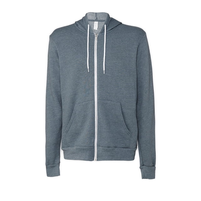 Bella + Canvas Sweat à Capuche Zippé Complet en Polaire pour Adulte