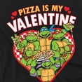 thumbnail image 2 of Teenage Mutant Ninja Turtles Pizza is My Valentine Men's Adult T Shirt, 2 of 5