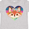 thumbnail image 4 of Inktastic Fox Lover Heart Cute for Girls Girls Toddler T-Shirt, 4 of 5