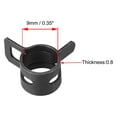 thumbnail image 3 of Uxcell 9mm Black Steel Band Spring Clamp for Fuel Line Silicone Hose 20 Pack, 3 of 5