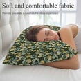 thumbnail image 5 of Vintage Flower Throw Pillow Covers, Green Spring Floral Leaves Pastoral Birds Plants Soft Breathable Pillow Cases with Invisible Zipper, Small Pillowcases for Couch Bed Sofa Chair 16x24 Inches, 5 of 9