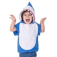 thumbnail image 1 of Coskidz Disfraz de tiburón infantil con capucha multicolor para Halloween (L, azul) Coskidz Coskidz, 1 of 2