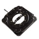 thumbnail image 3 of Placa Giratoria Para Taburete De Bar, Acero Laminado En Frío, 4 Puntos De Bloqueo, Cómoda Base Giratoria Para Asiento Para RV, Barco Y Autobús, 3 of 7