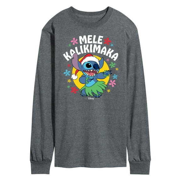 Lilo & Stitch - Mele Kalikimaka - Men's Long Sleeve T-Shirt