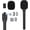 Black Handheld, variant on YOUSHARES Handheld Interview Microphone Holder Compatible with DJI Mic 3, Iron Magnetic Slide Rail Mic Air, Universal Lavalier DJI 3 Wireless Microphones