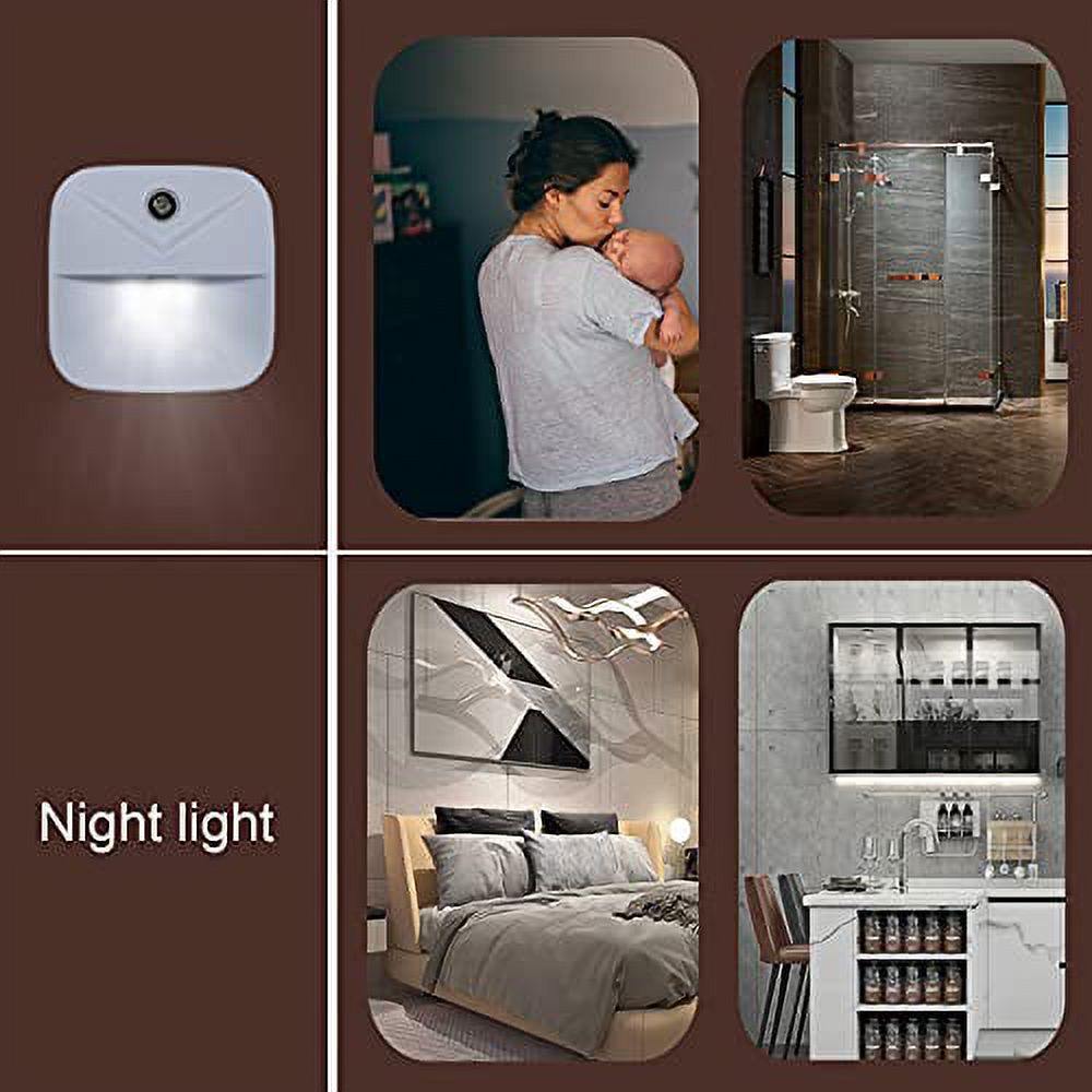 6 Pack Blue Bright Night Light, Dusk to Dawn PlugLED Night Lights Plug into  Wall, Night Lights for The Home Plug In for Kids, Bedroom