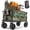 Khaki, variant on Sekey 300L Foldable Wagon Cart with 330lbs Weight Capacity, Heavy Duty Folding Collapsible Wagon with Big All-Terrain Beach Wheels & Drink Holders for Outdoor (Black)