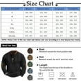 thumbnail image 4 of Men's Retro Knit Print Zip Up Sweatshirt, Casual Long Sleeve Cardigan Style Fleece Jacket, Vintage Streetwear for Christmas, Fall Winter, Cozy Layering Top,Blue,3XL, 4 of 6