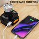 thumbnail image 4 of Faro LED Súper brillante recargable • Faro con carga USB • Luz fuerte Pesca nocturna Acampada al aire libre • Pantalla de alimentación • Haz ajustable, 4 of 9
