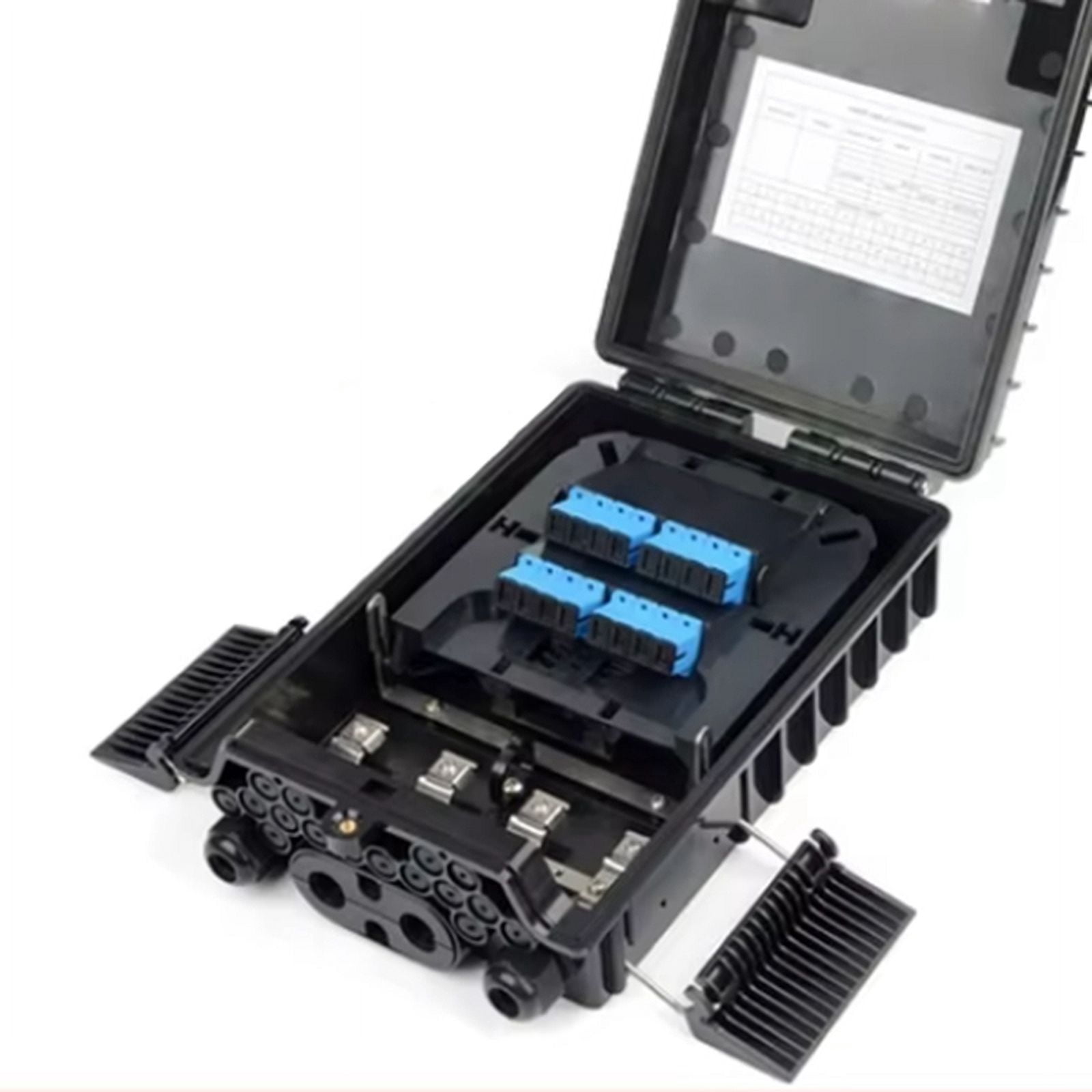 16 core Fiber distribution box wallhanging outdoor waterproof optical 1x16 indoor optical splitter connection box