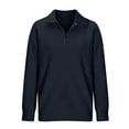 thumbnail image 4 of gakvbuo Half Zip Pullover Sweaters For Women Oversized Sweatshirt Lapel Neck Long Sleeve Quarter Zip Hoodie Teen Girls Lightweight Sports Tunic Pullover Tops 2024 Fall Trendy Outfits, 4 of 6