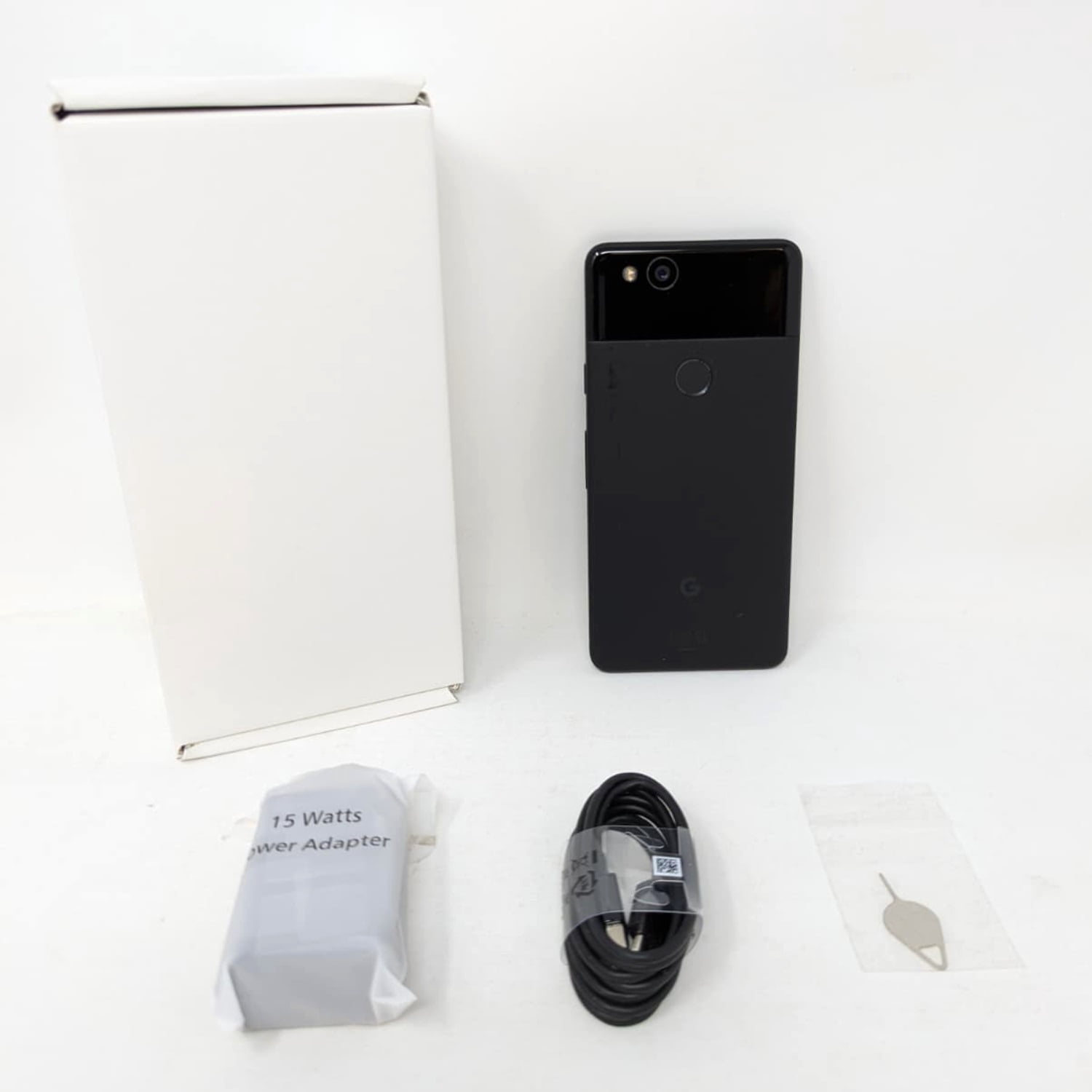 Google Pixel 2 64GB G011A Factory Unlocked 5" AMOLED Display 4GB RAM 12.2MP Smartphone - Just Black (Good)