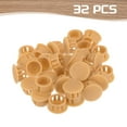 thumbnail image 3 of Uxcell 32Pcs Plastic Hole Plugs, Flush Type Panel Hole Plugs Insert End Caps for Locking Hole Furniture Cabinet 16mm Orange, 3 of 6