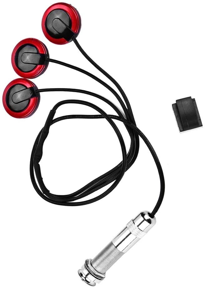 Pickup Piezo Trasduttore Amplificatore Precablato Per Chitarra - 4