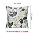 thumbnail image 4 of Acheng Outdoor Pillows for Patio Furniture, Square Outdoor Throw Pillows with Inserts, Decorative Toss Pillows for Garden Couch Home Sofa Office Chair, Pack of 2, Breeze Leaves Beige 22x22in, 4 of 7