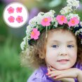 thumbnail image 2 of ColoMX 20pcs Fake Hibiscus Flower Flor Arreglo Ornamento Falso Flor Decoración, 2 of 8