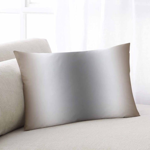 Brown Grey Throw Pillow Covers, Gray Farmhouse Modern Rustic Soft Breathable Pillow Cases with Invisible Zipper for Sleeping, Small Pillowcases for Couch Bed Sofa Chair 16x24 Inches