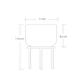 thumbnail image 2 of Macetero con Soporte Ilios Innova JY1105-G Color Blanco, 2 of 4