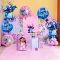 thumbnail image 1 of Globos de fiesta de Lilo y Stitch, globos de película de aluminio para fiesta de Stitch, decoraciones para fiesta de cumpleaños (6 uds), 1 of 4