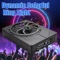 thumbnail image 6 of ZHAO Car Subwoofer amplifier, Black 10" Large-caliber subwoofer with Blue LED Ambient Light, High/Low Level Input for Car/Truck, 6 of 7