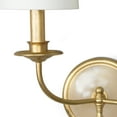 thumbnail image 3 of Regina Andrew 15-1166 Fisher 2 Light 16" Tall Wall Sconce - Gold, 3 of 5