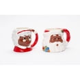 thumbnail image 2 of African American Santa and Mrs Claus Ceramic Mug Pair 16oz 14oz, 2 of 4