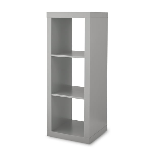 Better Homes & Gardens 3-Cube Storage Organizer, Gray - Walmart.com