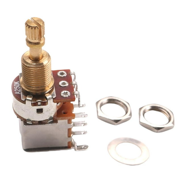 Partes de repuesto de guitarra potenciómetro shamjiam Dorado T6061 aluminum