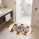 thumbnail image 5 of Yhmxh Alfombrillas de baño para baño Alfombra de baño Alfombra de cachemira sintética de forma irregular de 23,6 x 15,7 pulgadas Decoración del baño, 5 of 5