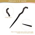 thumbnail image 3 of palillos de madera para el pelo para mujer, horquilla de pelo largo, accesorio para el cabello para mujeres y niñas, 3 of 6